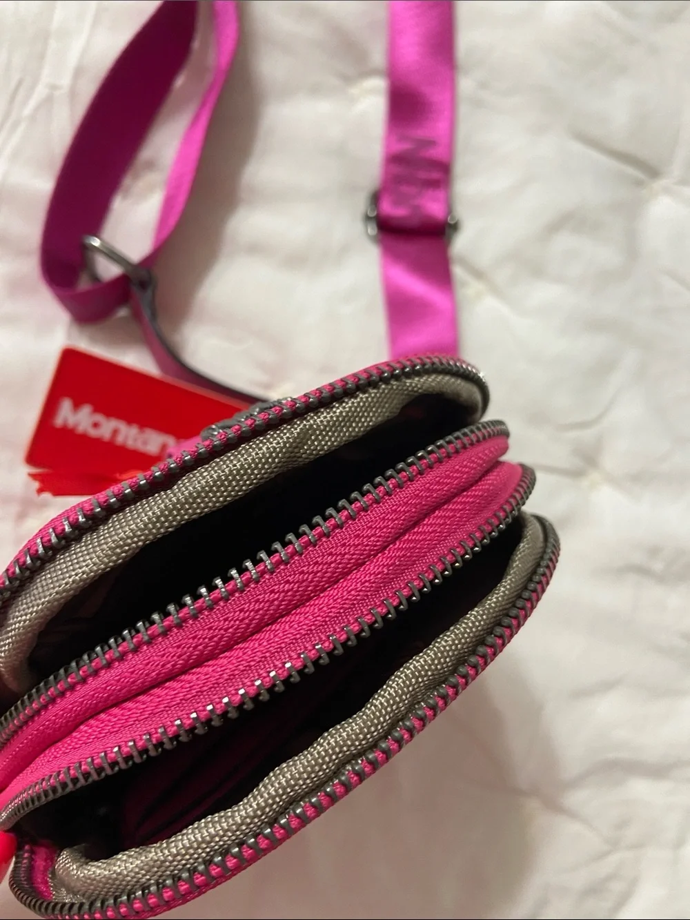 Montana West Bright Pink Crossbody Phone Pouch